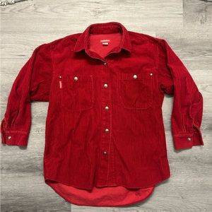 Vintage Union Bay Corduroy button front Shirt